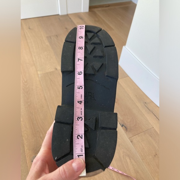 Sz 7 Zara Cream Coloured Booties - Picture 8 of 9